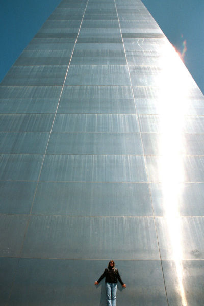 At the arch in St. Louis
